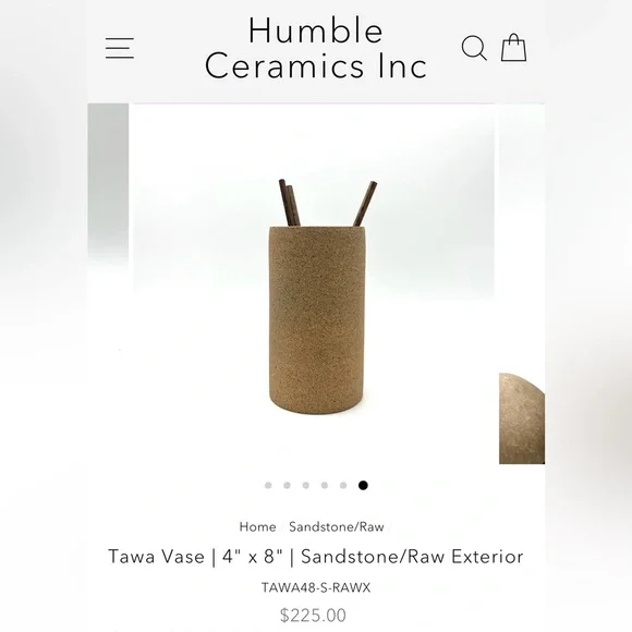 COPY - HUMBLE CERAMICS TAWASANDSTONE VASE